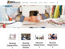 Tablet Screenshot of jonessewandvac.com